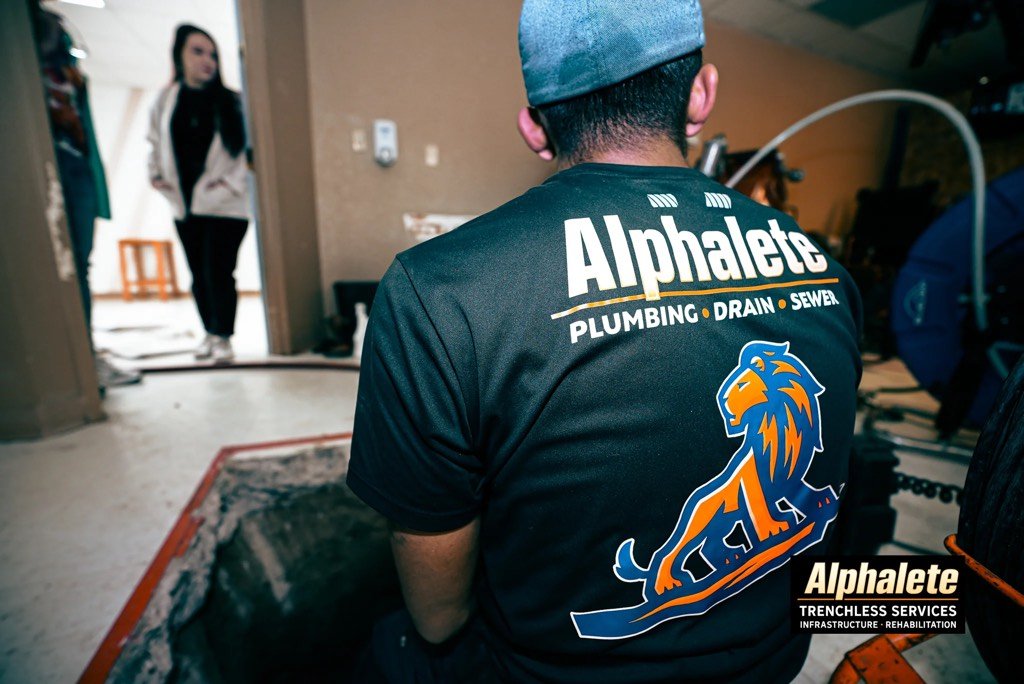 Alphalete Trenchless crew performing a no-dig sewer repair in Colorado